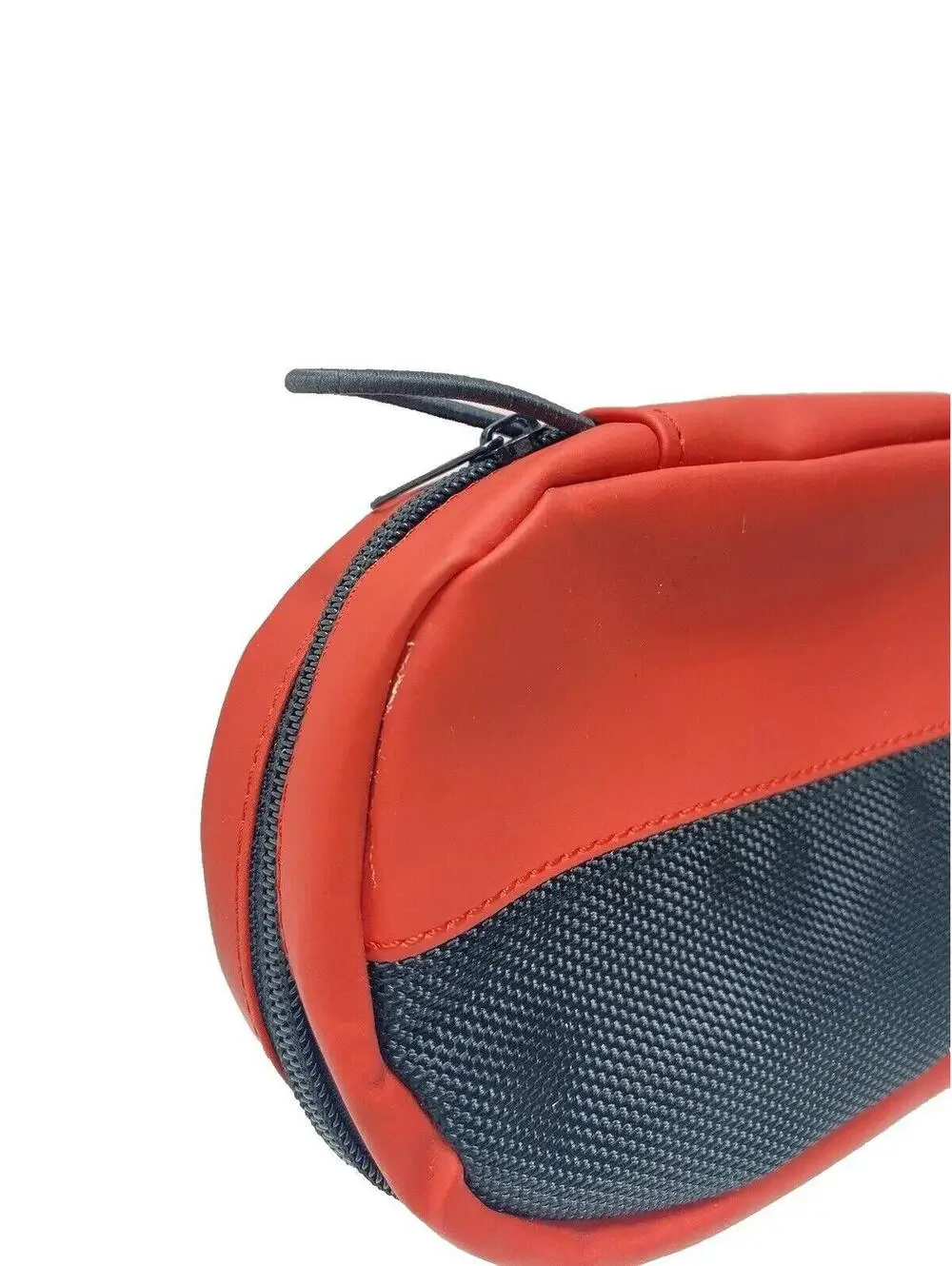 Rogers Red & Black Small Pouch Zip Pencil Case Toiletry Carrier Bag - New As Is